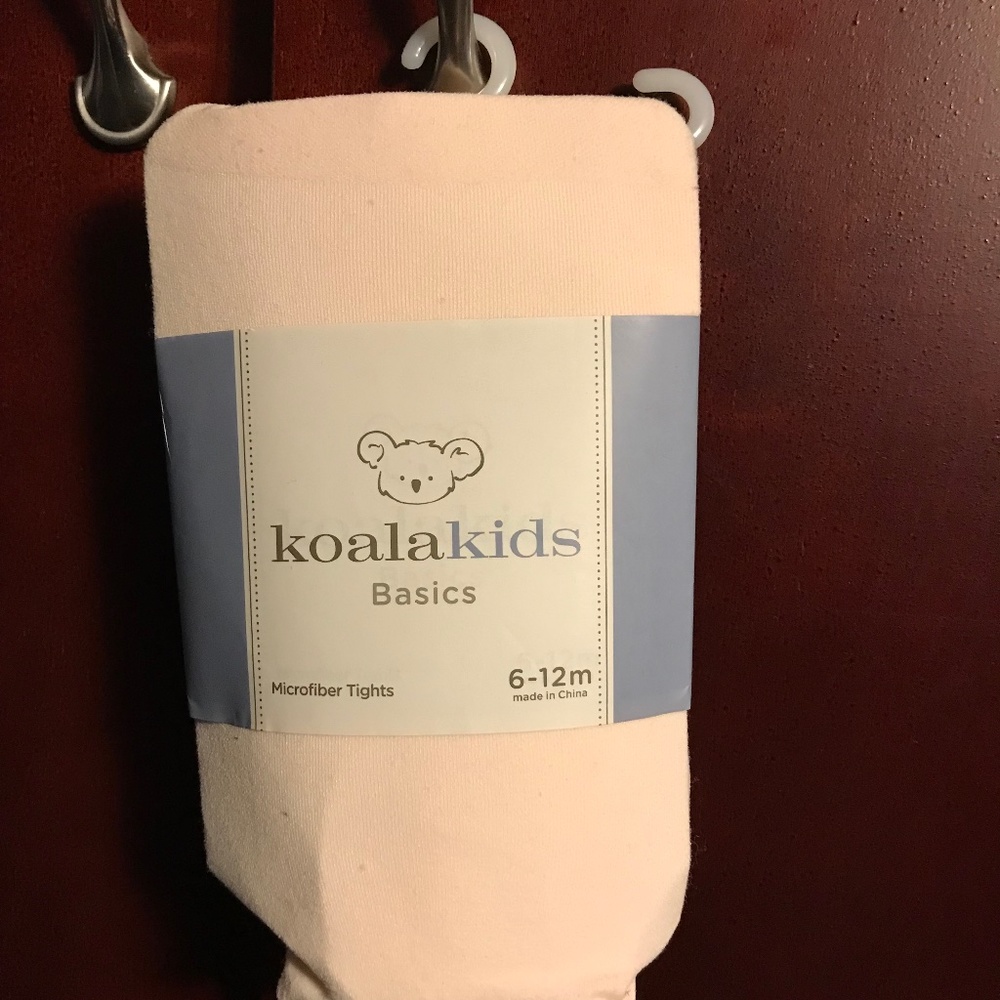 NWT 6-12 months baby girl pink tights